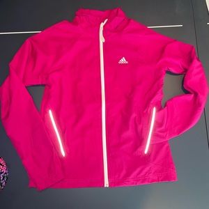 Hot pink Adidas women’s jacket